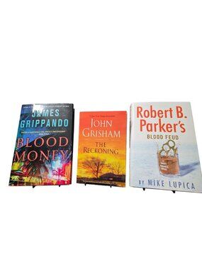 3-Book Mystery & Suspense Lot: Grisham, Grippando, Parker